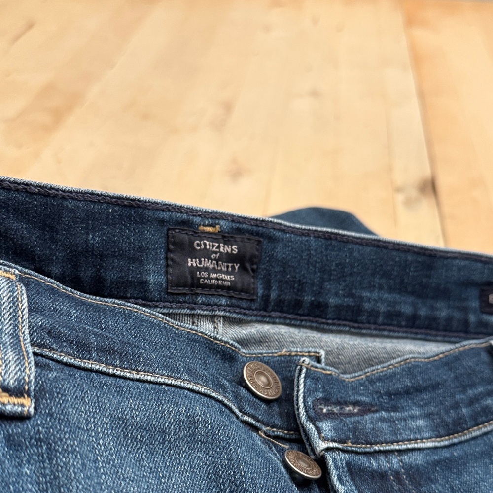 Citizens Of Humanity Dark Blue Denim Jeans